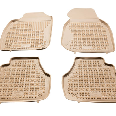Gummi Fußmatten für Audi A6 C5 Beige