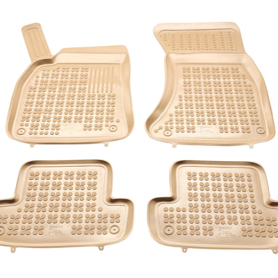 Gummi Fußmatten für Audi A5 Beige
