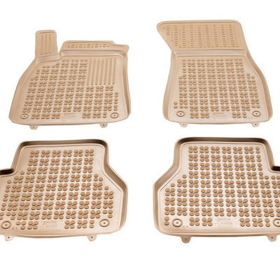Gummi Fußmatten für Audi A6 C8 Beige