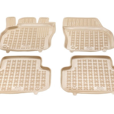 Gummi Fußmatten für Audi A1 II Beige