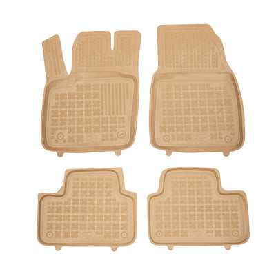 Gummi Fußmatten für Volvo XC40 Recharge Beige