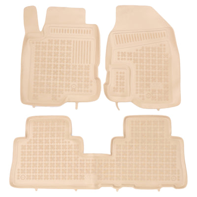 Gummi Fußmatten für Opel Antara / Chevrolet Captiva Beige