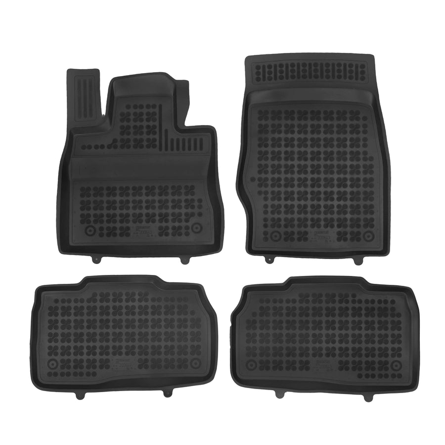 Gummi Fußmatten für Ford Explorer VI Schwarz