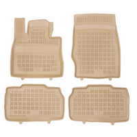 Gummi Fußmatten für Ford Explorer VI Beige