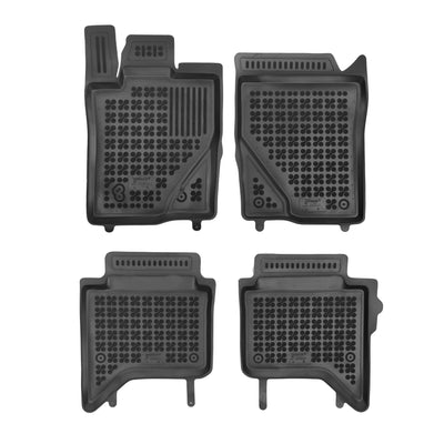 Gummi Fußmatten für Ford Ranger VI / VW Amarok II Schwarz