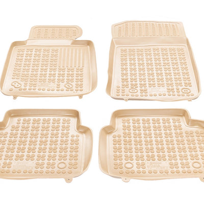 Gummi Fußmatten für BMW 3 E46 E90 E91 F30 F31 Beige