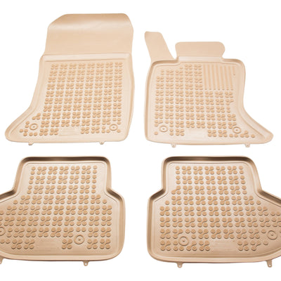 Gummi Fußmatten für BMW 5 F10 F11 FL Beige
