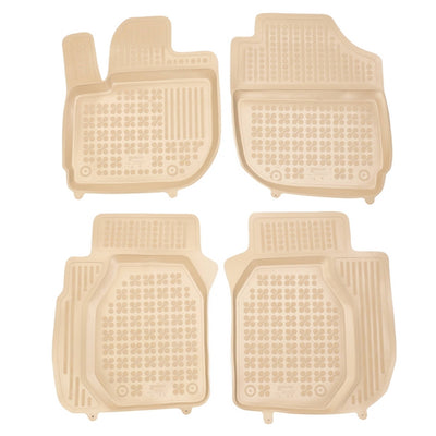 Gummi Fußmatten für Honda Jazz V GR Beige