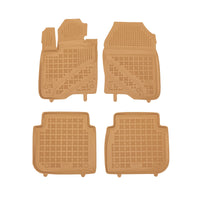 Gummi Fußmatten für Honda CRV VI Beige / Plug-In Hybrid