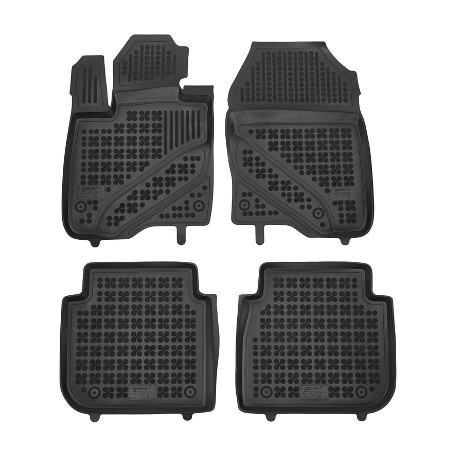 Gummi Fußmatten für Honda CRV VI Schwarz / Hybrid
