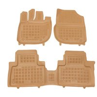 Gummi Fußmatten für Honda e Ny1 Beige