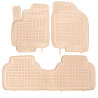 Gummi Fußmatten für Hyundai ix20 / Kia Venga Beige