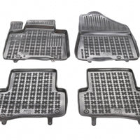 Gummi Fußmatten für Kia Sportage IV Facelift Schwarz