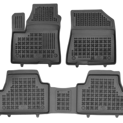 Gummi Fußmatten für Kia E-Soul III Schwarz