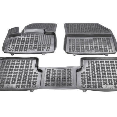 Gummi Fußmatten für Citroen C5 Aircross Schwarz