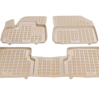 Gummi Fußmatten für Citroen C5 Aircross Beige