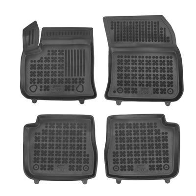 Gummi Fußmatten für Citroen E-C4 III / Peugeot E-2008 Schwarz