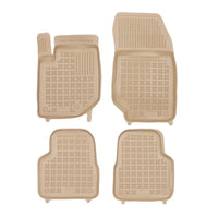 Gummi Fußmatten für Citroen C4X Beige