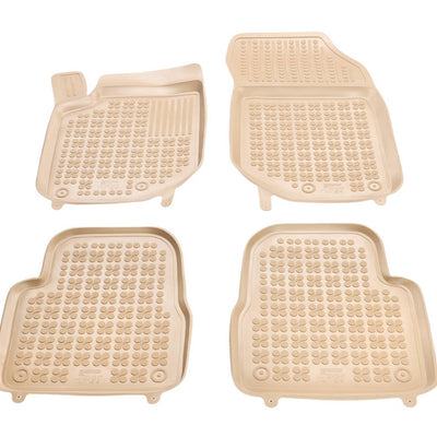 Gummi Fußmatten für Peugeot 2008 II Beige