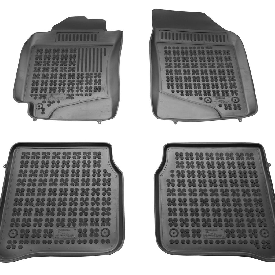 Gummi Fußmatten für Toyota Corolla VIII Schwarz
