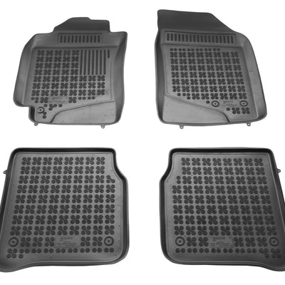 Gummi Fußmatten für Toyota Corolla VIII Schwarz