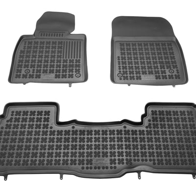 Gummi Fußmatten für Toyota Land Cruiser J20 V8 Schwarz