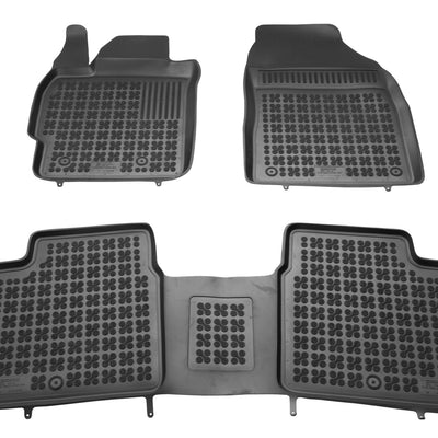 Gummi Fußmatten für Toyota Corolla XI Schwarz