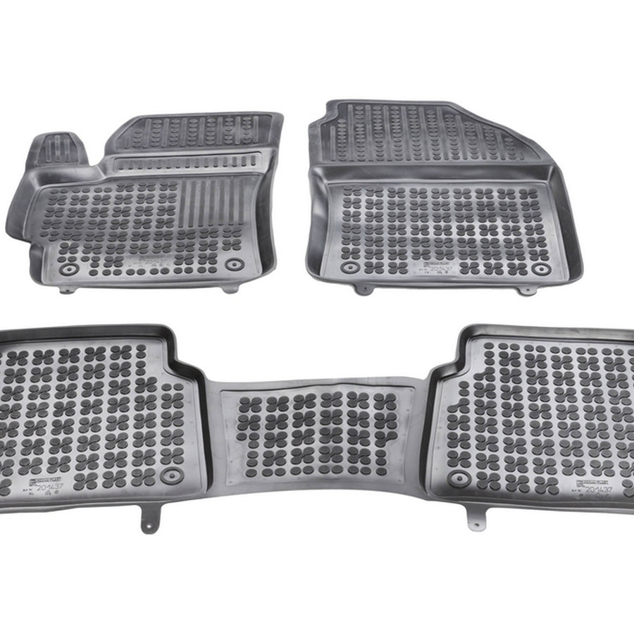 Gummi Fußmatten für Toyota Corolla E210 Limousine/Kombi / Suzuki Swace Schwarz / Vor-Facelift (2018-2024)