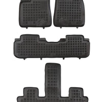Gummi Fußmatten für Toyota Highlander XV50 Schwarz