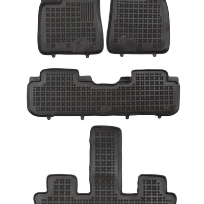Gummi Fußmatten für Toyota Highlander XV50 Schwarz
