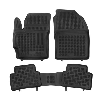 Gummi Fußmatten für Toyota Corolla Cross Schwarz