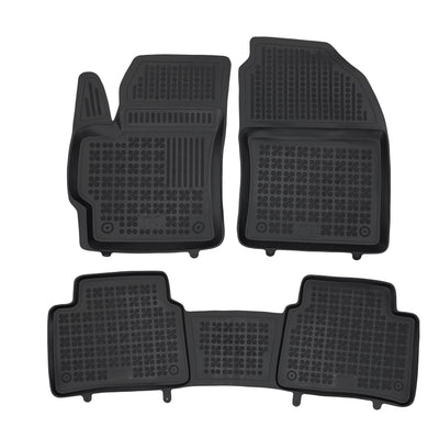 Gummi Fußmatten für Toyota Corolla E210 Limousine/Kombi / Suzuki Swace Schwarz / Facelift (2024-)