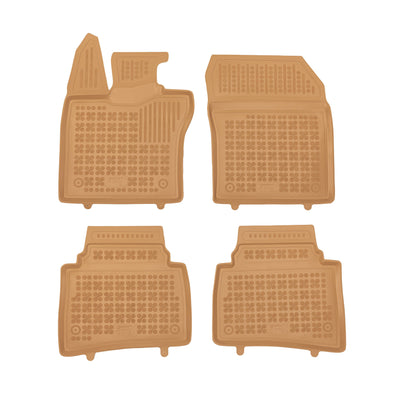 Gummi Fußmatten für Toyota Prius V XW60 Beige