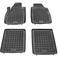 Gummi Fußmatten für Fiat Panda II Schwarz