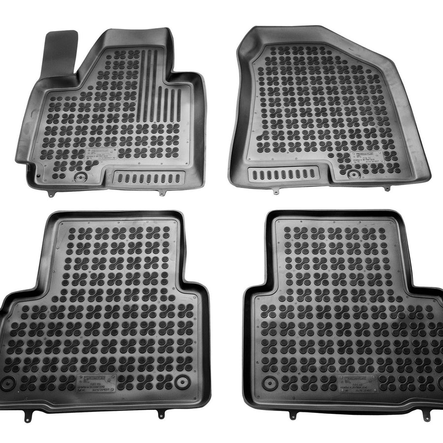 Gummi Fußmatten für Hyundai ix35 Schwarz