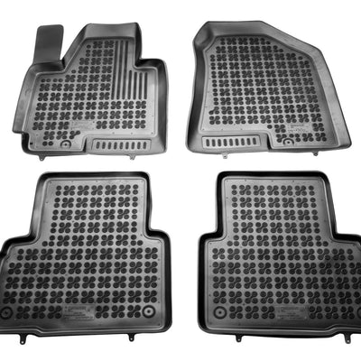 Gummi Fußmatten für Hyundai ix35 Schwarz