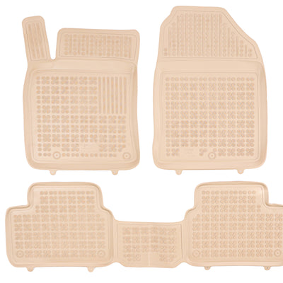 Gummi Fußmatten für Hyundai i30 III / Kia Ceed III Beige