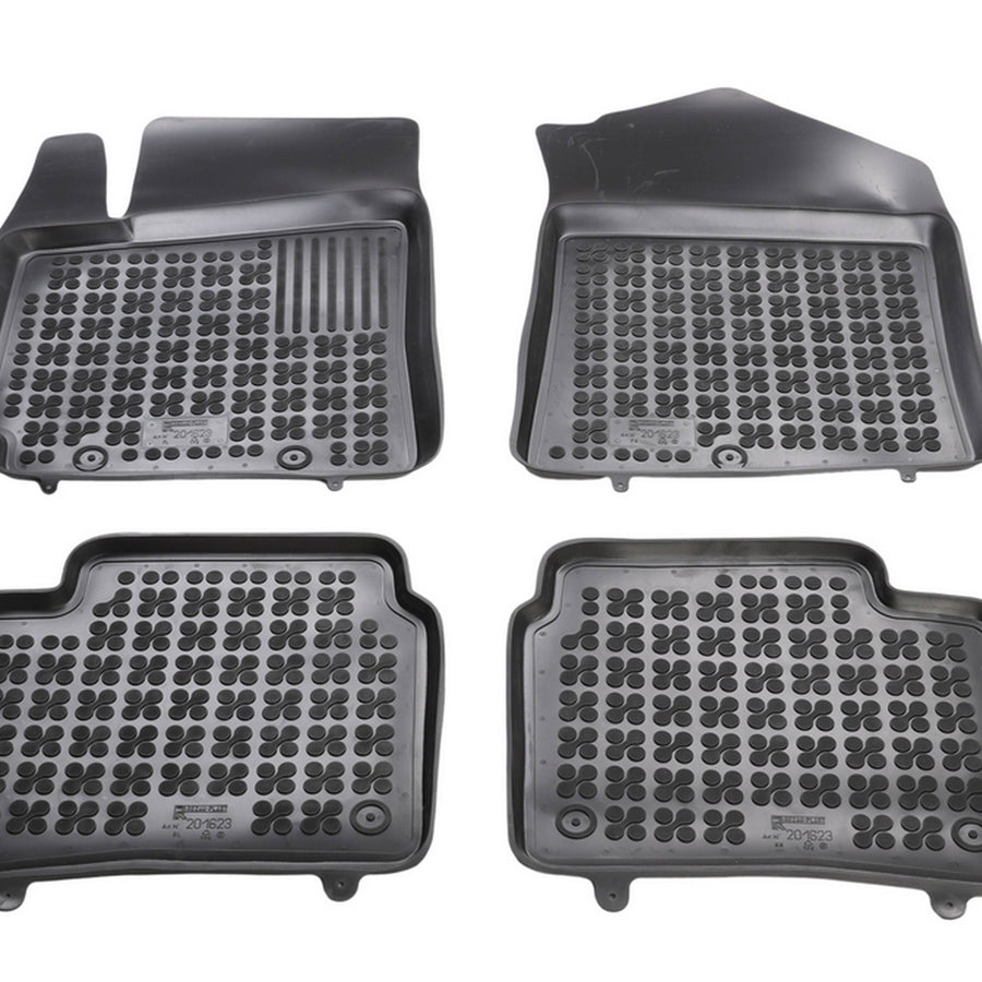 Gummi Fußmatten für Hyundai  i10 III Schwarz