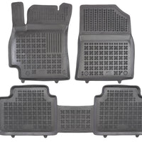 Gummi Fußmatten für Hyundai Elantra VII Schwarz