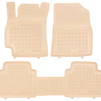 Gummi Fußmatten für Hyundai Elantra VII Beige