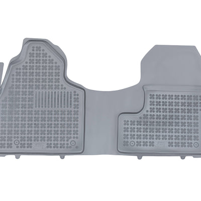 Gummi Fußmatten für Mercedes Sprinter III Grau / 3-Sitzer Standard