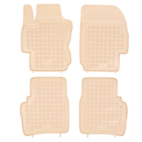 Gummi Fußmatten für Nissan Note Beige