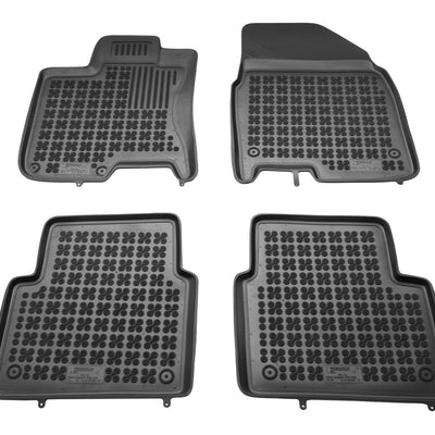Gummi Fußmatten für Nissan Qashqai+2 Schwarz