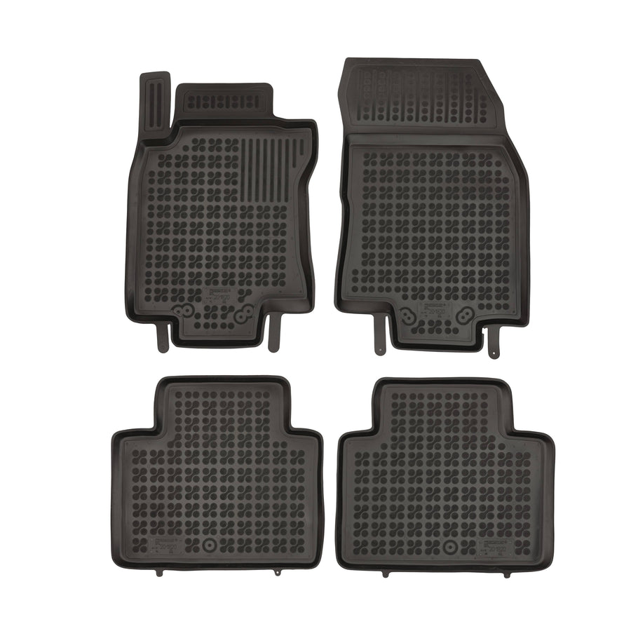 Gummi Fußmatten für Nissan X-Trail III /  Renault Koleos Schwarz