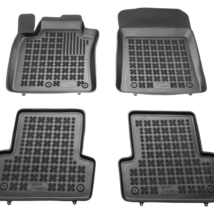 Gummi Fußmatten für Renault Modus / Grand Modus Schwarz