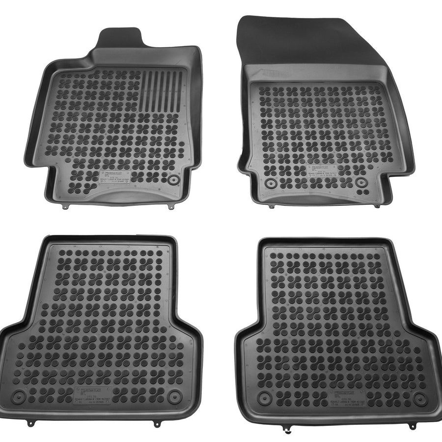 Gummi Fußmatten für Renault Laguna III Schwarz