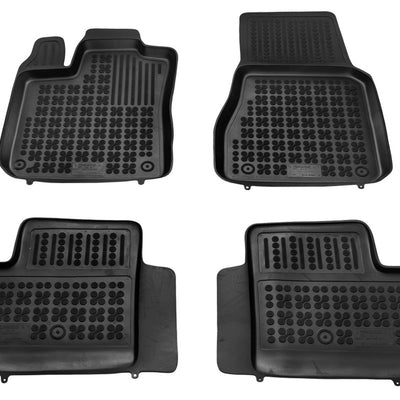 Gummi Fußmatten für Renault Twingo III Schwarz