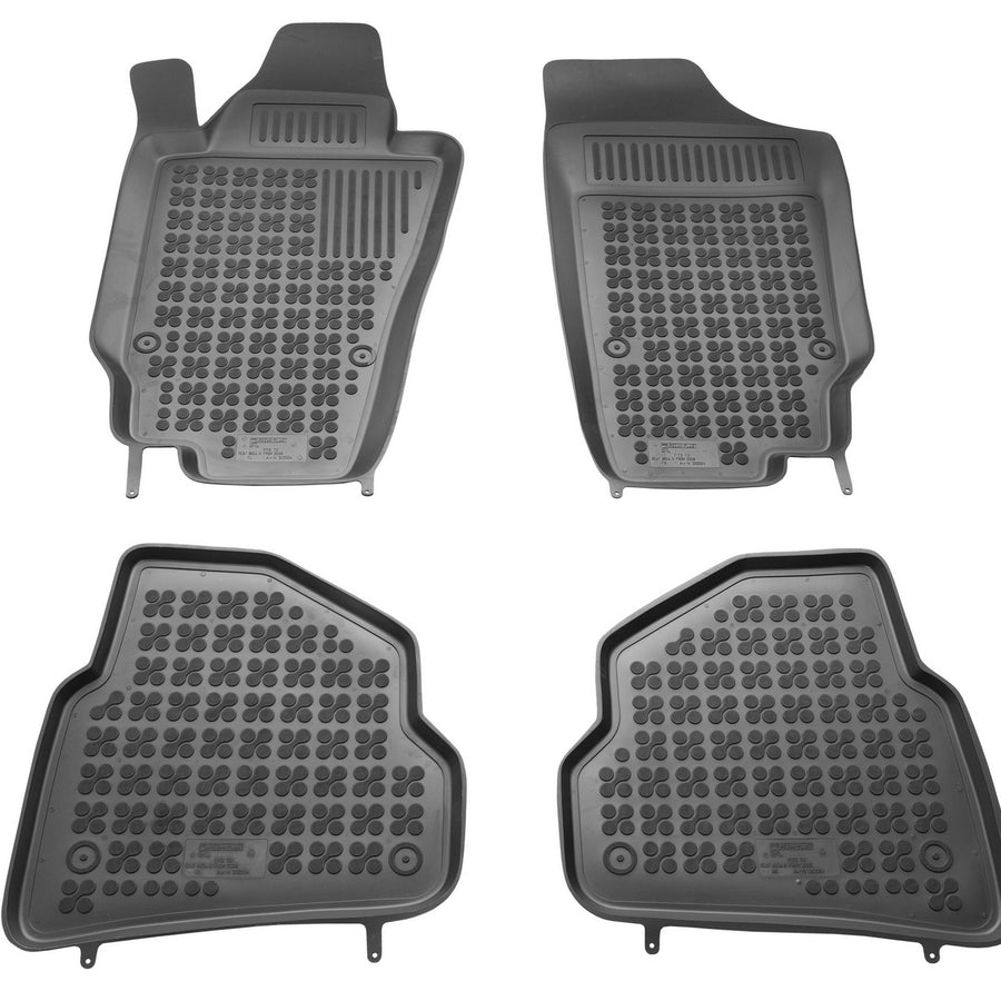 Gummi Fußmatten für Seat Ibiza IV Schwarz