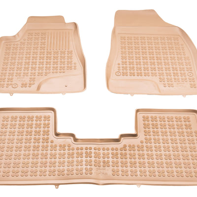 Gummi Fußmatten für Lexus RX III Beige
