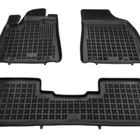 Gummi Fußmatten für Lexus RX III FL Schwarz